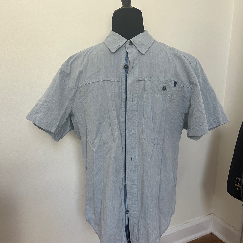 Men’s Black Diamond shortsleeved button down